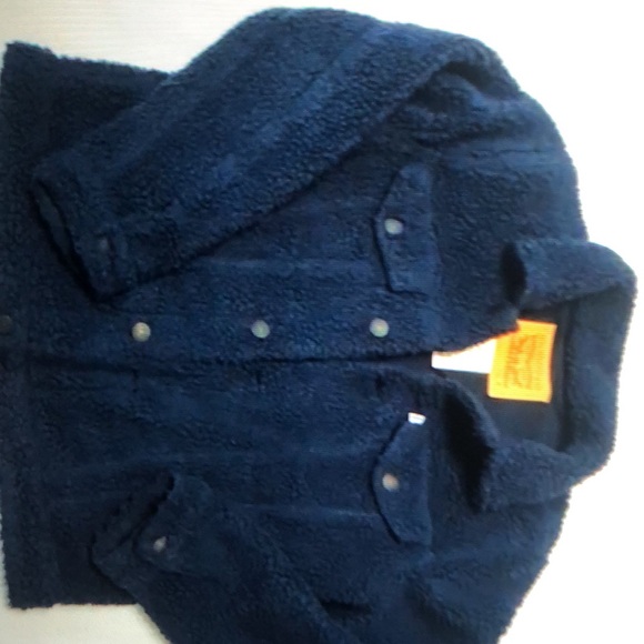 Levi Fleece Jacket Button Up Youtu size 10 - Picture 2 of 5
